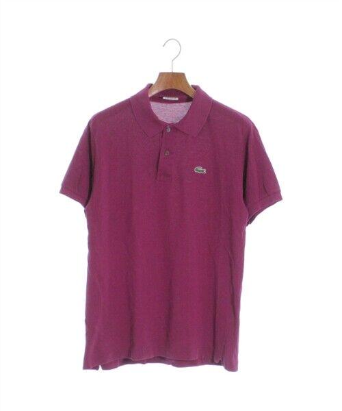 LACOSTE Polo Shirt Pink 4(Approx. L): LACOSTE Polo Shirt Pink 4(Approx. L) Brand: LACOSTE Color: Pink Size: 4(Approx. L) "Size (Mens): 4 (L rank) " Size Type: Regular Type: Polo shirt Pre-Owned PLEASE NOTE: Framed Large or heavy Items do