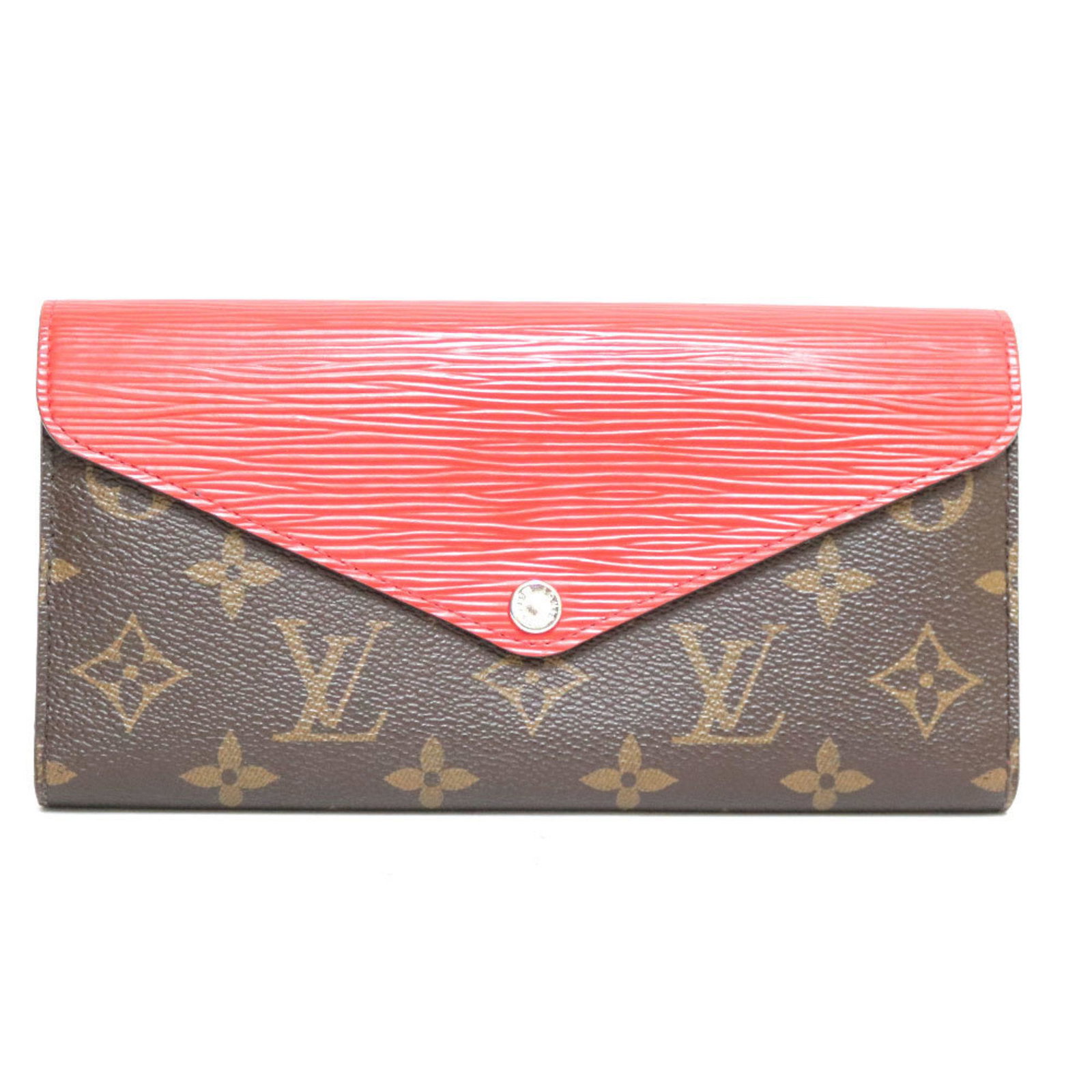 Louis Vuitton Monogram Women's Wallet Brown Coquelicots Monogram Or White: Louis Vuitton Monogram Women's Wallet Brown Coquelicots Monogram Or White Brand: Louis Vuitton Line: Monogram Country of Origin: Spain Type: Long wallet (tri-fold) Gender: Women Material: Monogram Epi
