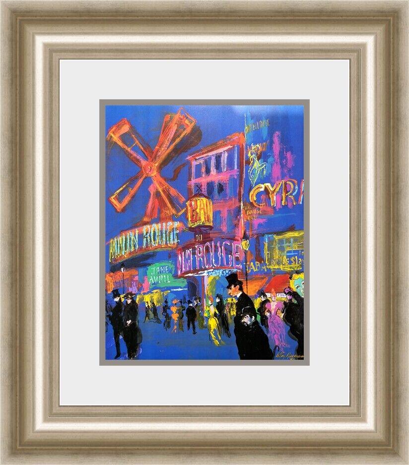 Leroy Neiman - Moulin Rouge Custom Gallery Framed: Leroy Neiman - Moulin Rouge Custom Gallery Framed Features: Framed Matted Region Of Origin: united states Item Width: 16 in Title: Moulin Rouge Production Technique: Lithography Item Length: 16 in Ite