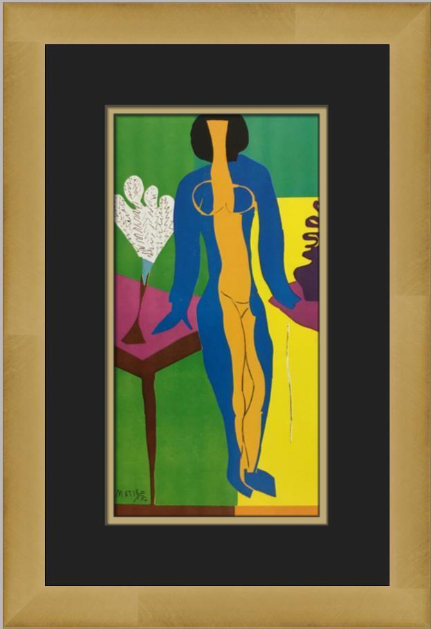 Henri Matisse Zulma Custom Framed Print: Henri Matisse Zulma Custom Framed Print Size: Medium Region Of Origin: United States Artist: Henri Matisse Production Technique: Offset Lithograph Framing: Matted & Framed Style: Impressionism Item He