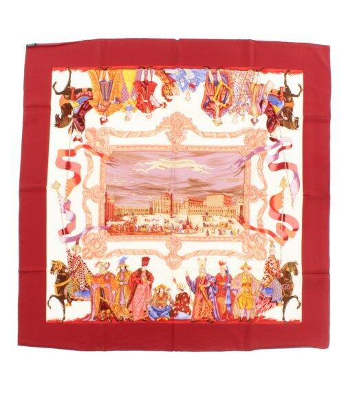 HERMES Bandanas/Scarves RedxWhitexPink etc. 90: HERMES Bandanas/Scarves RedxWhitexPink etc. 90 Brand: HERMES Color: RedxWhitexPink etc. Size: 90 "Size (Womens): 90 " Size Type: Regular Type: Bandana Su Calfskin Pre-Owned PLEASE NOTE: Framed Large o