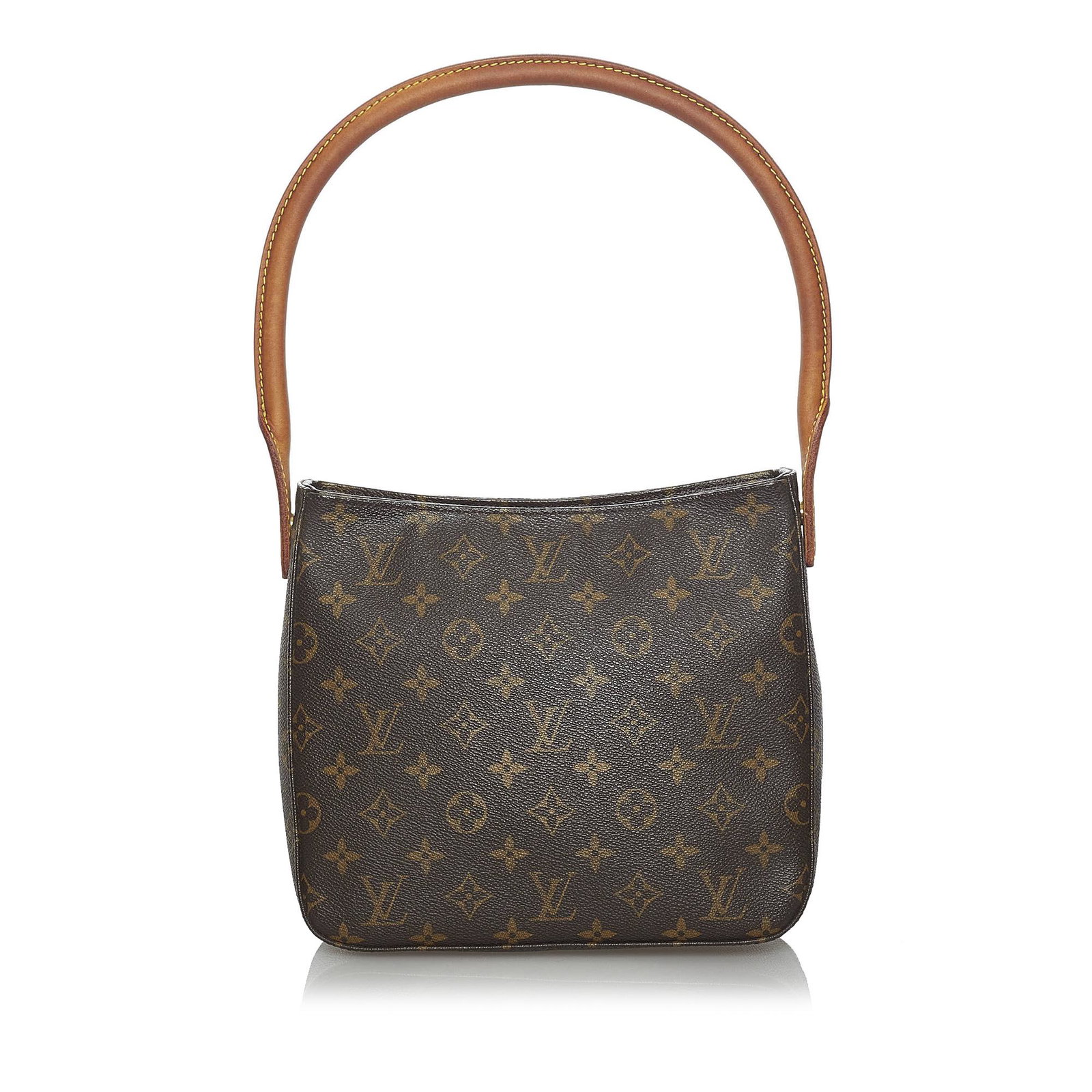 Louis Vuitton Monogram Looping MM: Louis Vuitton Monogram Looping MM The Looping MM features a monogram canvas body a rolled shoulder strap a top zip closure and an interior zip pocket. Brand: Louis Vuitton Model: Monogram Looping MM O