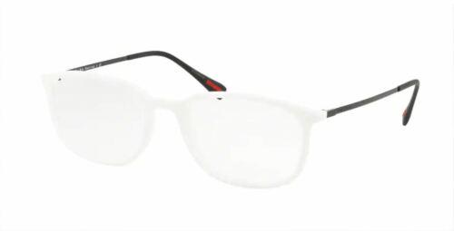 PRADA LINEA ROSSA PS 03HV TWK1O1 White Rubber Rectangle men's 53 mm Eyeglasses: PRADA LINEA ROSSA PS 03HV TWK1O1 White Rubber Rectangle men's 53 mm Eyeglasses Brand: PRADA Type: Eyeglasses Frame Color: White Style: Rectangle New The BIDHAUS Guarantee: All items in this auction ar