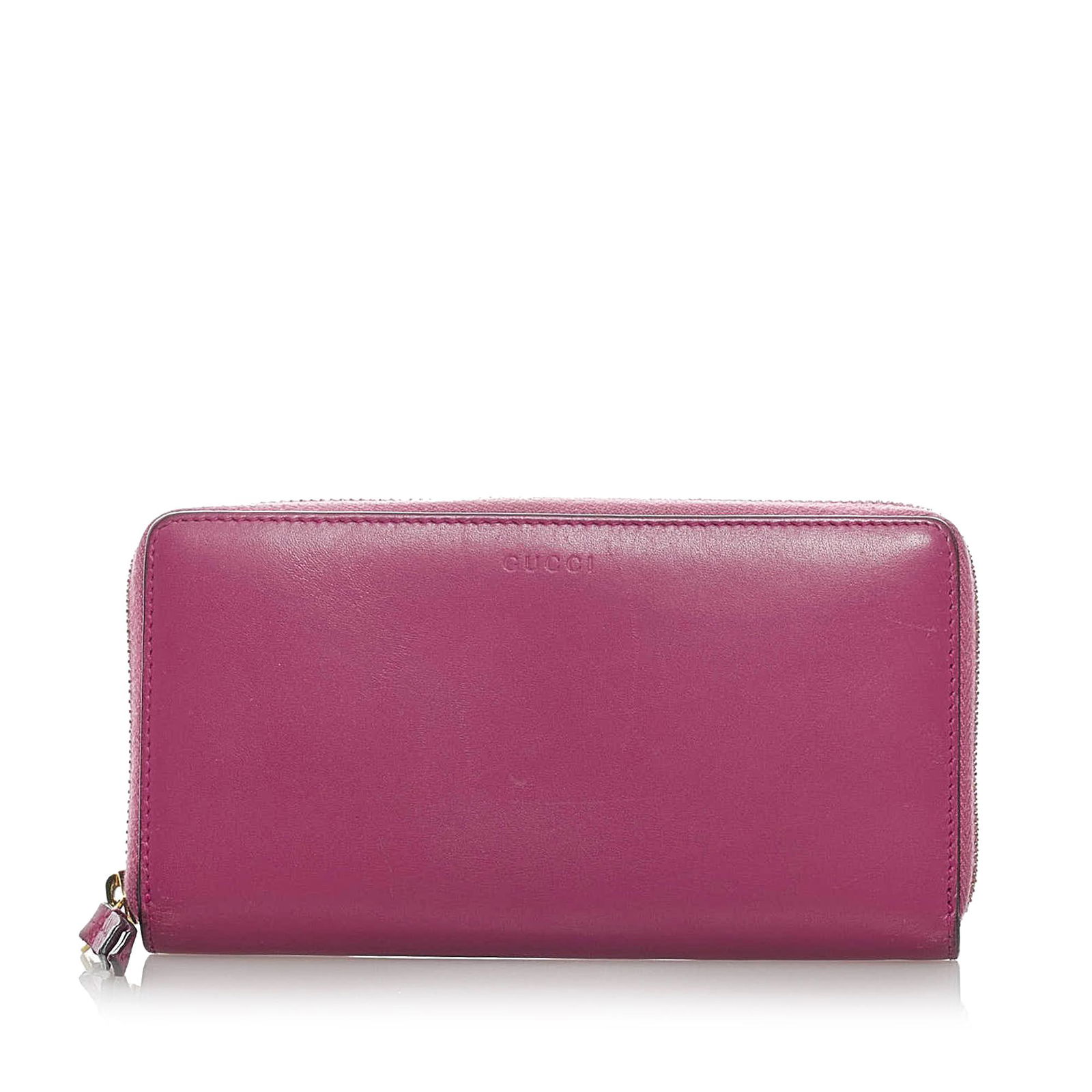 Gucci Zip Around Leather Wallet: Gucci Zip Around Leather Wallet This wallet features a leather body a zip around closure and an interior zip and slip compartments. Brand: Gucci Model: Zip Around Leather Wallet Origin: Italy Category