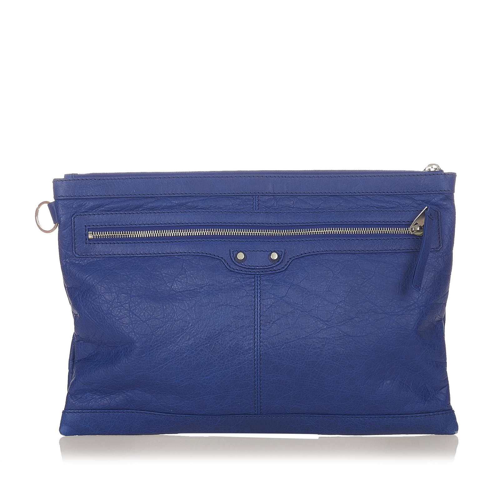 Balenciaga Motocross Classic Clip L Clutch Bag: Balenciaga Motocross Classic Clip L Clutch Bag This clutch bag features a leather body an exterior front zip pocket a top zip closure and an interior slip pocket. Brand: Balenciaga Model: Motocross Cl