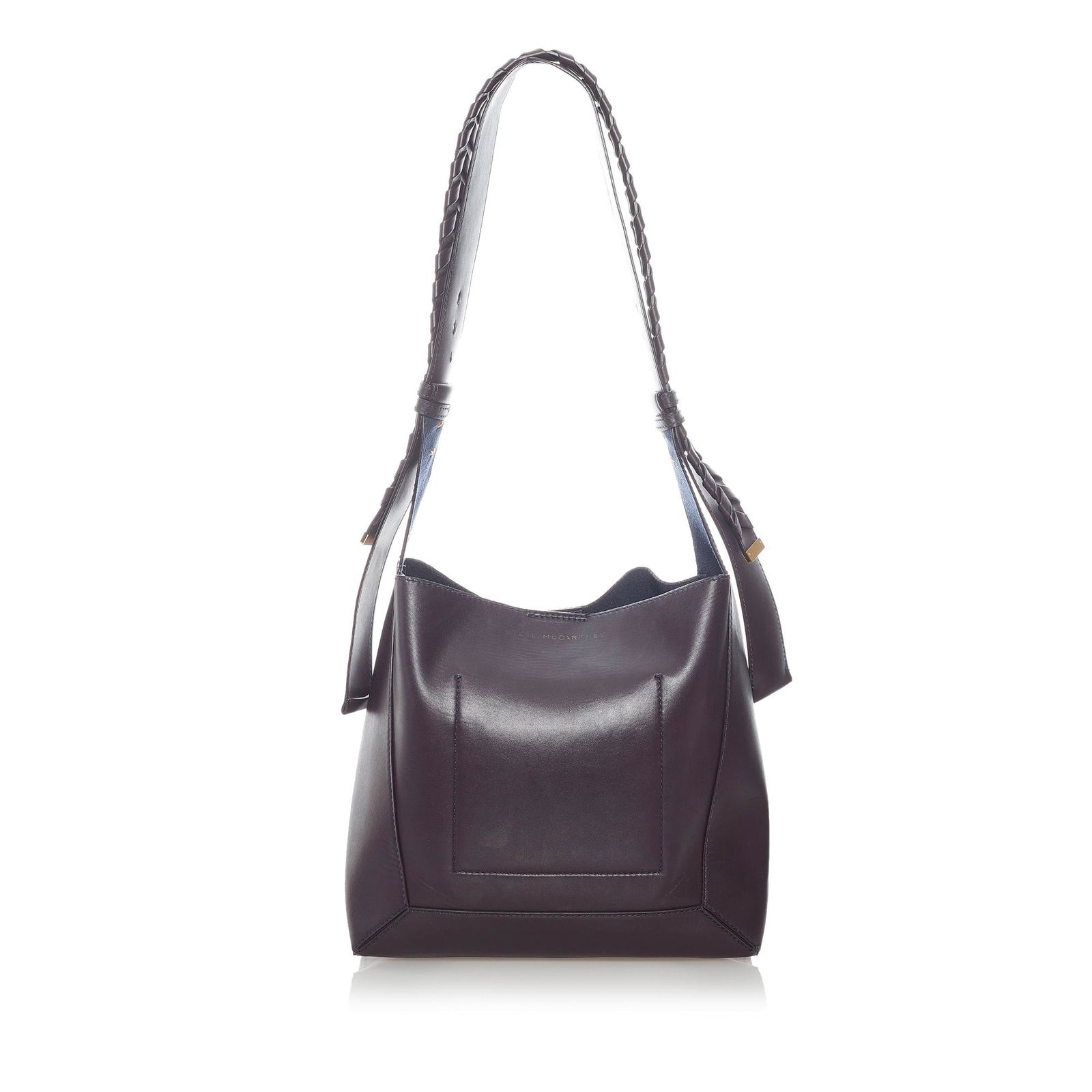 Stella McCartney Leather Shoulder Bag: Stella McCartney Leather Shoulder Bag This shoulder bag features a leather body a flat leather strap top zip closure and an interior zip pocket. Brand: Stella McCartney Model: Leather Shoulder Bag Ori