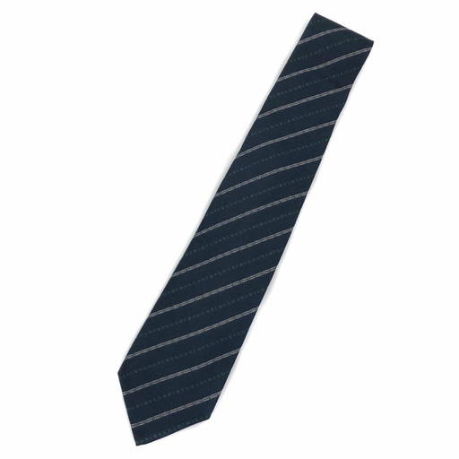 Bvlgari Tie Logo Regi B Zero Silk 100 244699 Navy Men's Bvlgari