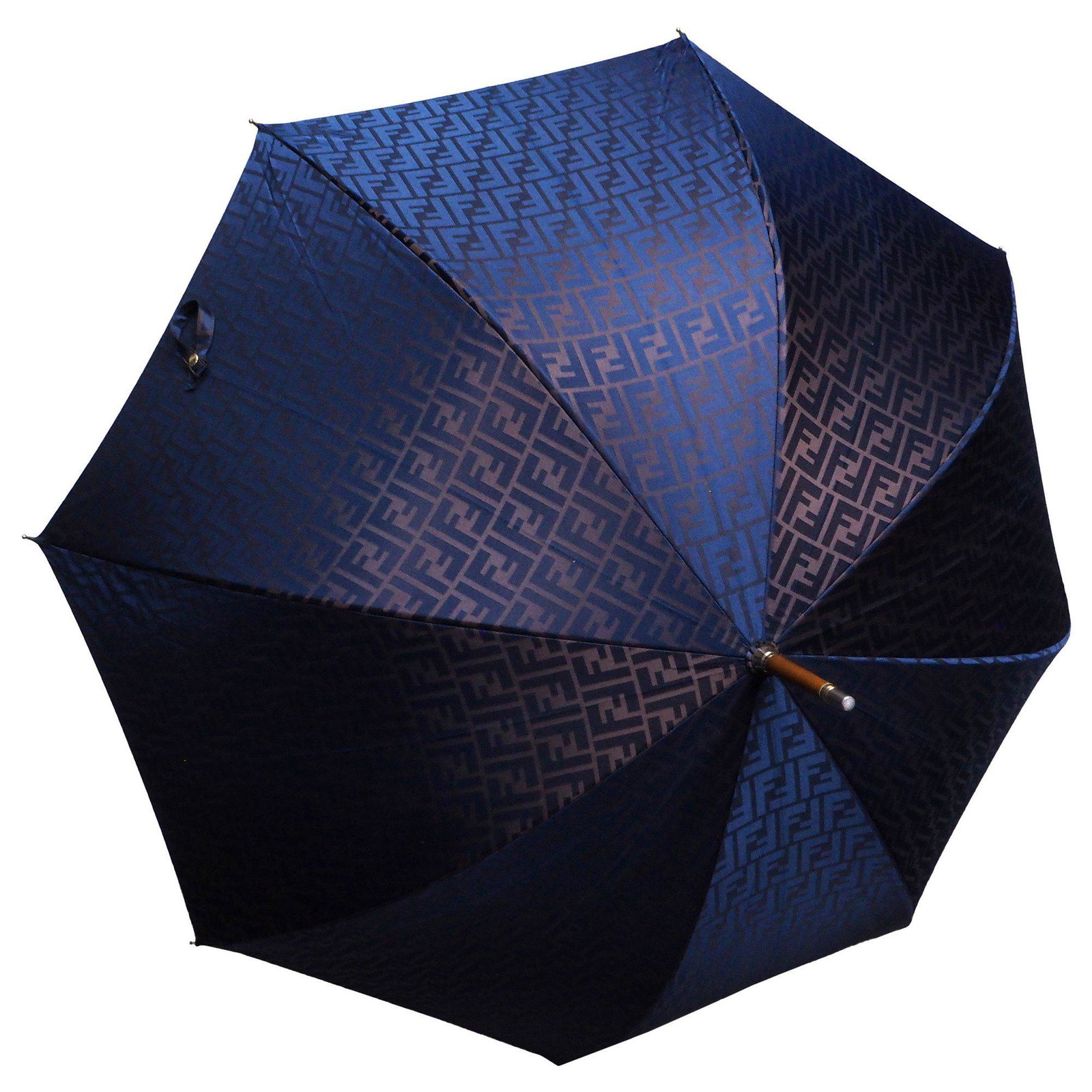 Fendi Long Umbrella Rain Gear Unisex FF Logo Zucca Pattern Polyester Gold Hardware Brown/Navy: Fendi Long Umbrella Rain Gear Unisex FF Logo Zucca Pattern Polyester Gold Hardware Brown/Navy Brand: Fendi Type: Rain umbrella Gender: Women Men Color: Brown Navy Canopy Material: Polyester Total Leng