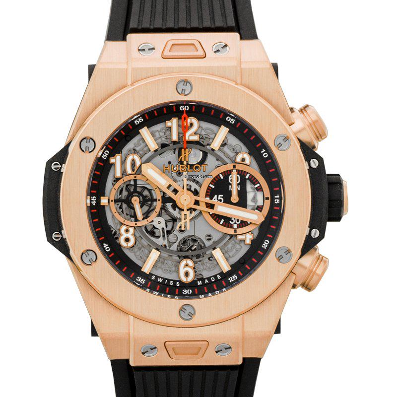 Hublot Big Bang Unico: Hublot Big Bang Unico Brand: Hublot Model: Big Bang Unico Dealer product code: 7218A Movement: Automatic Case material: Rose gold Bracelet material: Rubber Year of production: Unknown Condition: New (