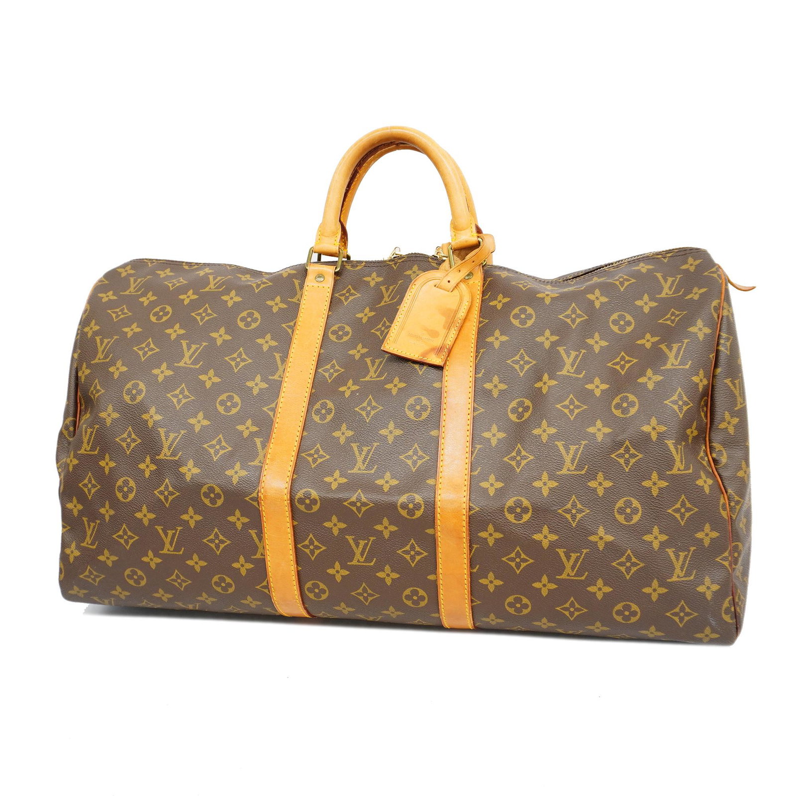 Louis Vuitton Monogram Keepol 55 M41424 Men Women Unisex Boston Bag Handbag: Louis Vuitton Monogram Keepol 55 M41424 Men Women Unisex Boston Bag Handbag Brand: Louis Vuitton Line: Monogram Model: Keepol 55 M41424 Type: Boston bag Handbag Hardware Color: Gold Closure: Zipper Ge