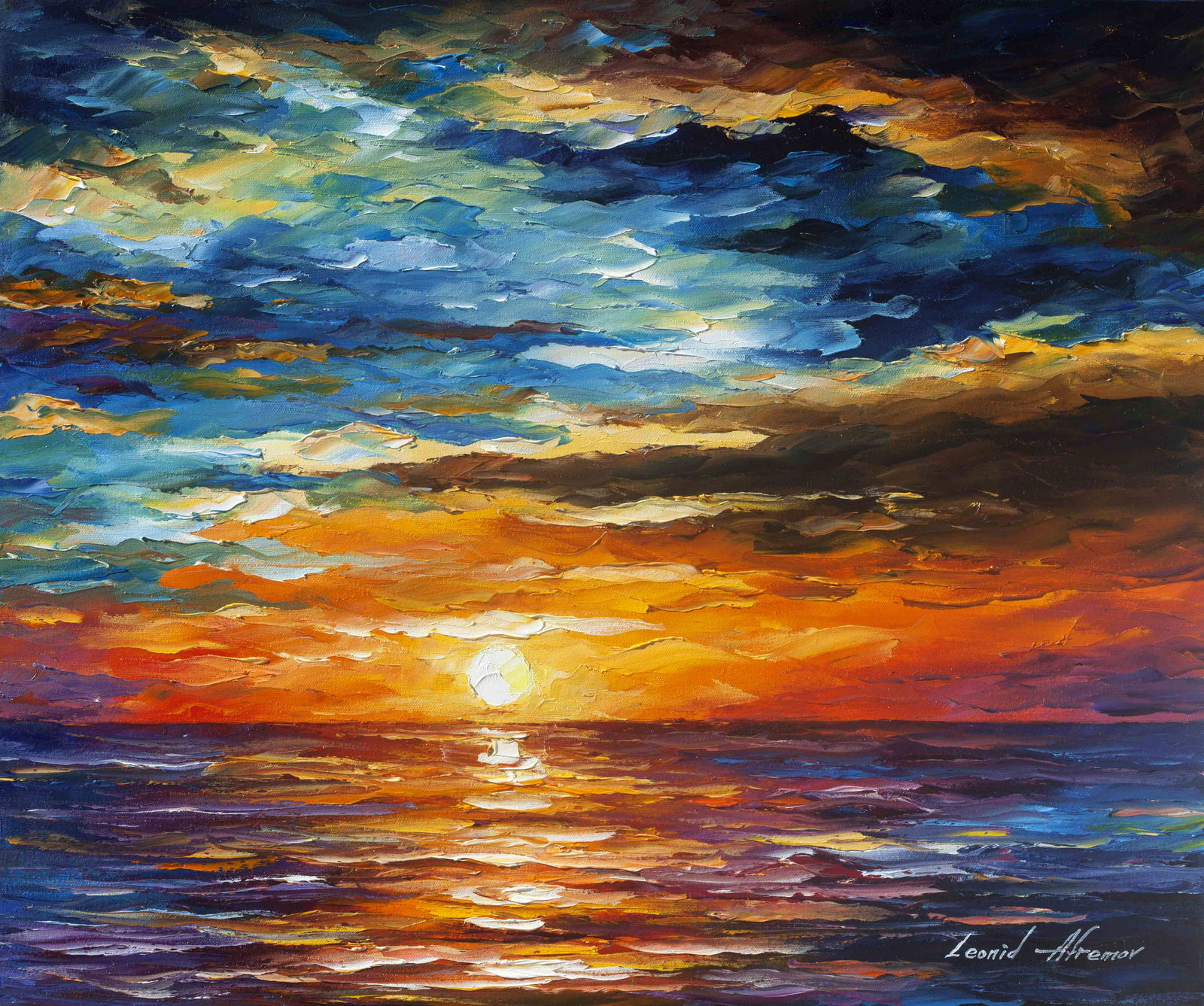 Dream Clouds - Limited Edition 1/25 by Leonid Afremov: Dream Clouds - Limited Edition 1/25 by Leonid AfremovThis is a limited edition giclee hand-painted by Leonid Afremov. This is the first giclee of a small edition of 25 paintings. The rest of the editi