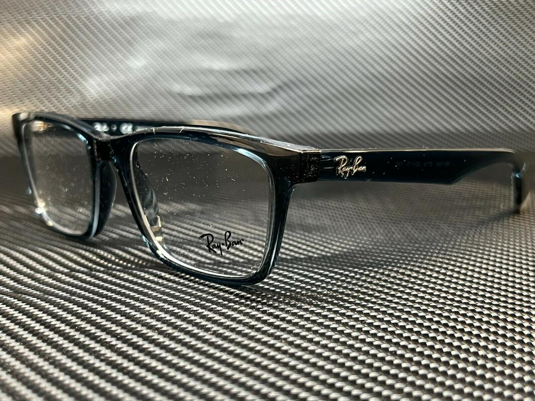 RAY BAN RX7025 5719 Blue Square 55 mm Unisex Eyeglasses: RAY BAN RX7025 5719 Blue Square 55 mm Unisex Eyeglasses Style: Square Type: Eyeglasses Brand: Ray Ban Frame Color: Blue New The BIDHAUS Guarantee: All items in this auction are guaranteed to be 100% a