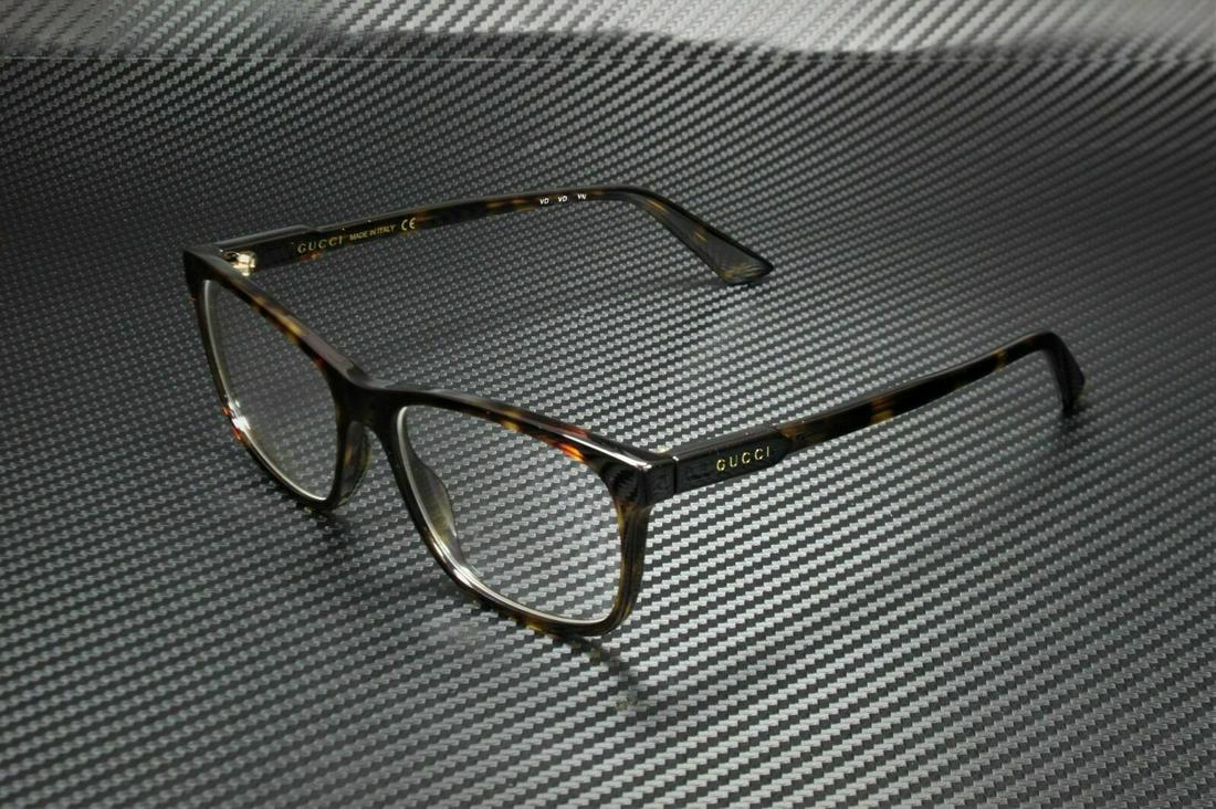 GUCCI GG0490O 007 Havana Demo Lens Men's Eyeglasses 55 mm: GUCCI GG0490O 007 Havana Demo Lens Men's Eyeglasses 55 mm Style: Rectangular Temple Length: 150 mm Lens Socket Width: 55 mm Type: Classic Features: Full Rim Bridge Width: 17 mm Color: Brown Age Group: