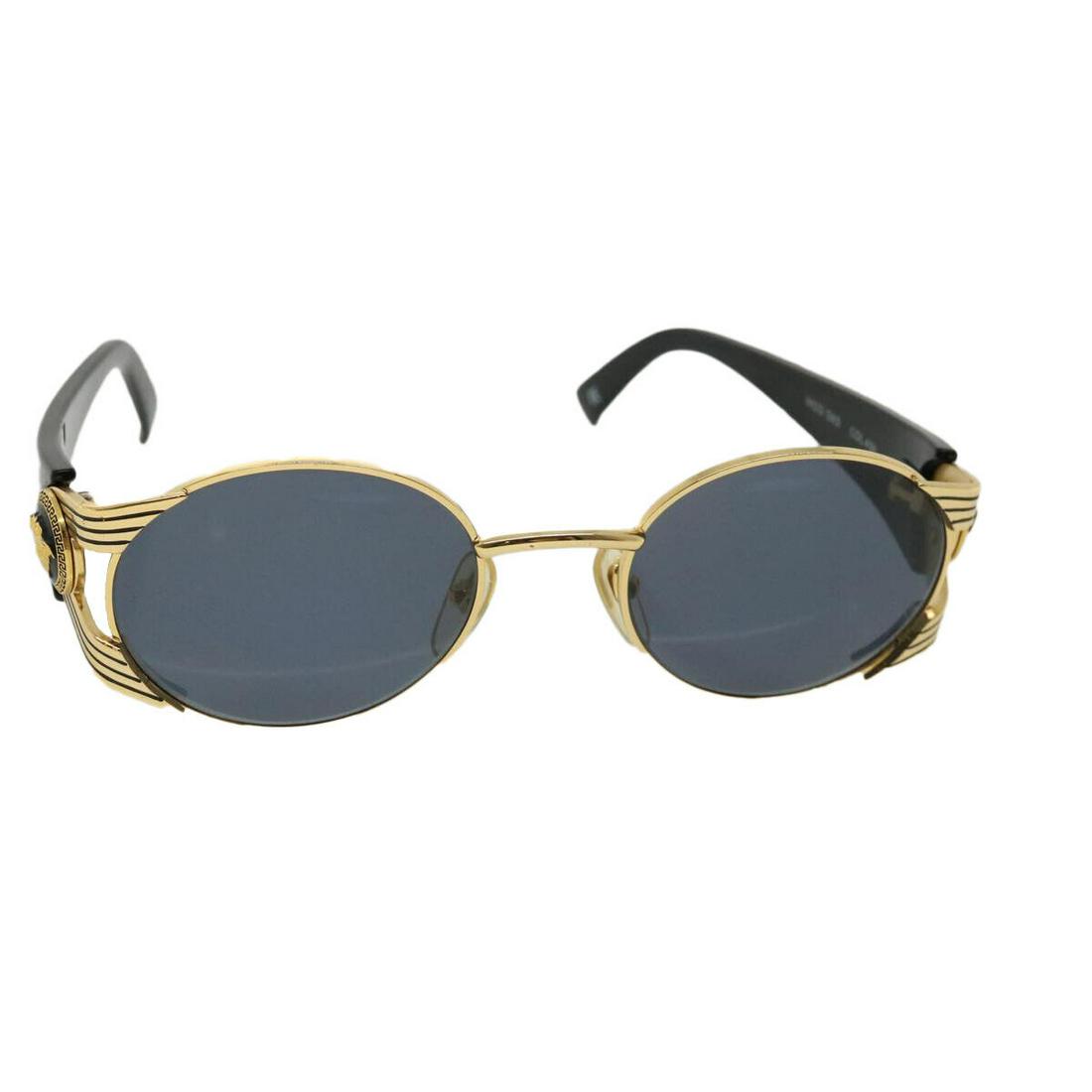 Gianni Versace S65 Sunglasses Black Gold
