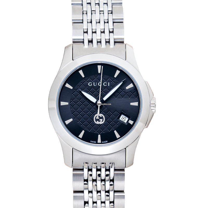Gucci G-Timeless: Gucci G-Timeless Brand: Gucci Model: G-Timeless Dealer product code: 30171A Movement: Quartz Case material: Steel Bracelet material: Steel Year of production: Unknown Condition: New (Unworn without an
