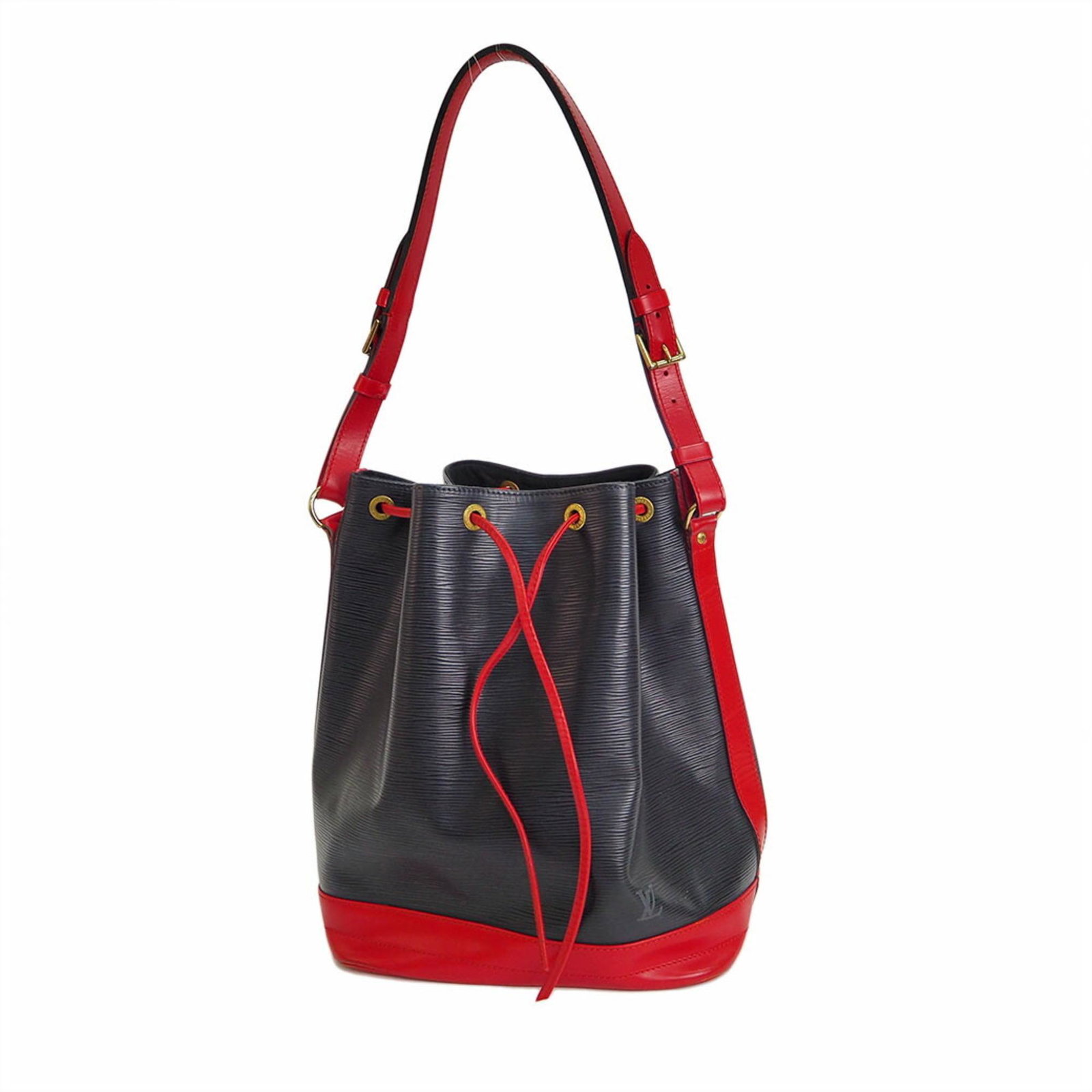 Louis Vuitton LOUIS VUITTON Noe Epi Bicolor Black x Red M44017 Shoulder Bag Ladies: Louis Vuitton LOUIS VUITTON Noe Epi Bicolor Black x Red M44017 Shoulder Bag Ladies Brand: Louis Vuitton Line: Epi Country of Origin: France Type: Shoulder bag Material: Epi leather Epi leather: Color: