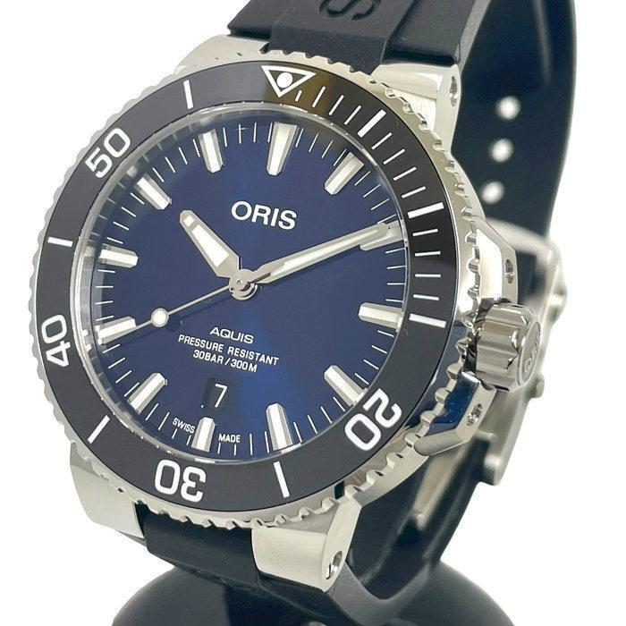 ORIS Aquis Date Divers 01 733 7730 4135 Stainless Steel Automatic Men's: ORIS Aquis Date Divers 01 733 7730 4135 Stainless Steel Automatic Men's Brand: ORIS Type: Watch Pre-Owned The BIDHAUS Guarantee: All items in this auction are guaranteed to be 100% authentic. At Your