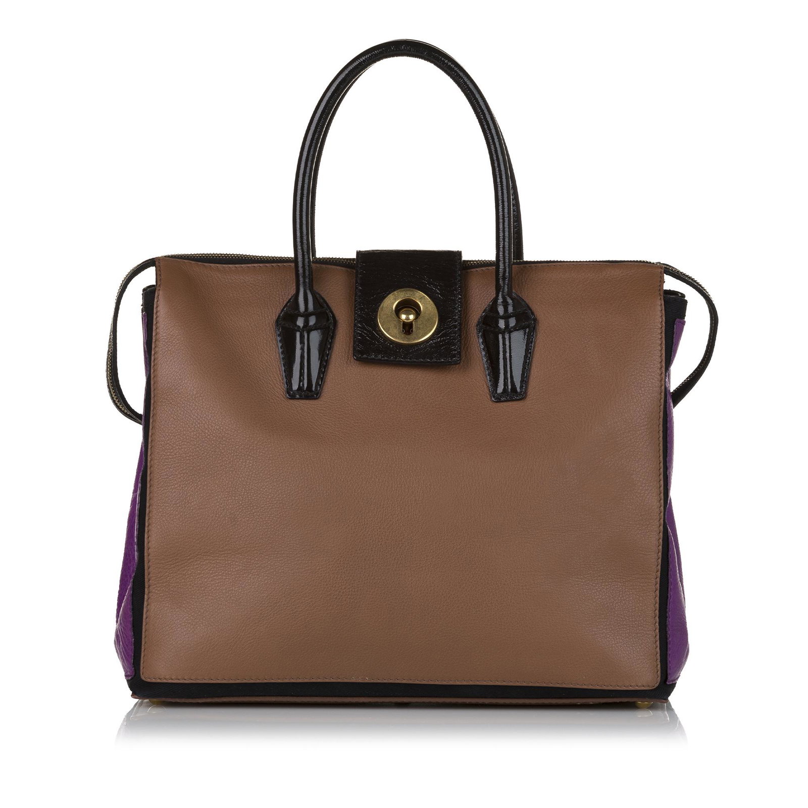 YSL Muse Two Cabas Leather Tote: YSL Muse Two Cabas Leather Tote The Muse Two Cabas tote bag features a leather body rolled leather handles a front flap with a hook closure and interior zip and slip compartments. Brand: YSL Model: Mu