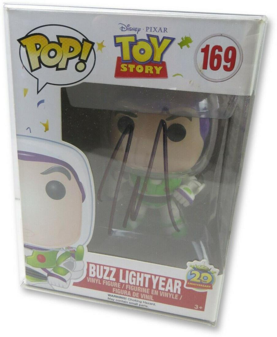 Tim Allen Signed Autographed Funko Pop! Toy Story Buzz Lightyear BAS: Tim Allen Signed Autographed Funko Pop! Toy Story Buzz Lightyear BAS Industry: Movies Original/Reproduction: Original Signed By: Tim Allen Autograph Authentication: Beckett Authentication Player: Tim