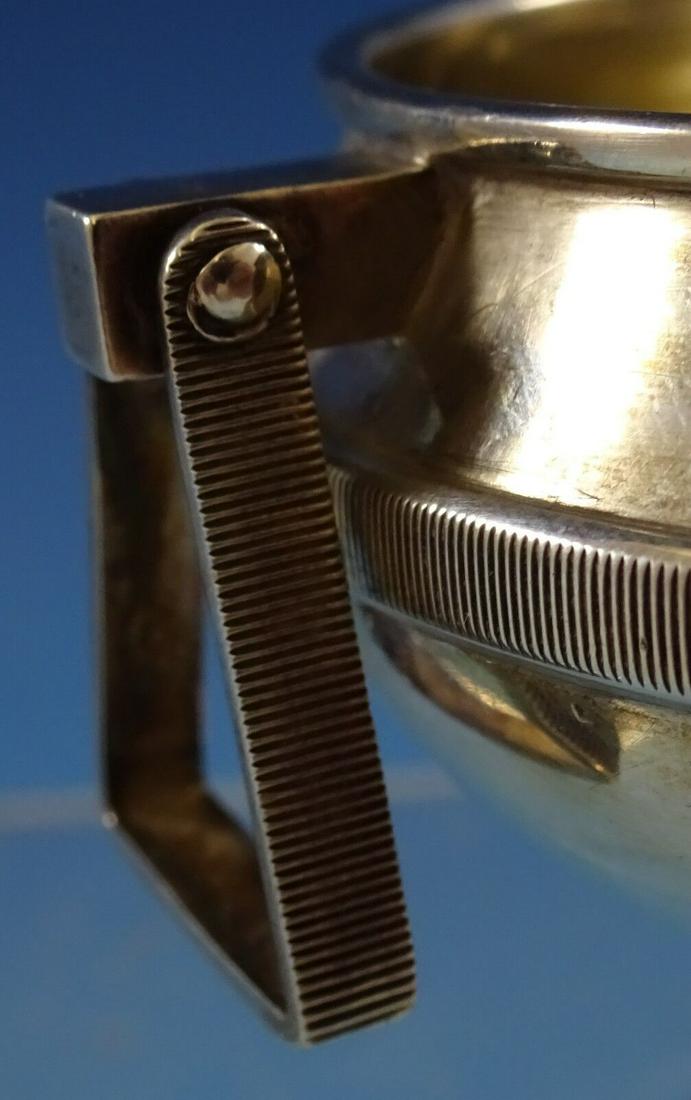 Eastlake Design by Wood & Hughes Sterling Silver Salt Cellar Pair: Eastlake Design by Wood & Hughes Sterling Silver Salt Cellar Pair Eastlake design by wood & hugheswonderful eastlake design by wood & hughes sterling silver salt cellar pair with swing handles. The pi