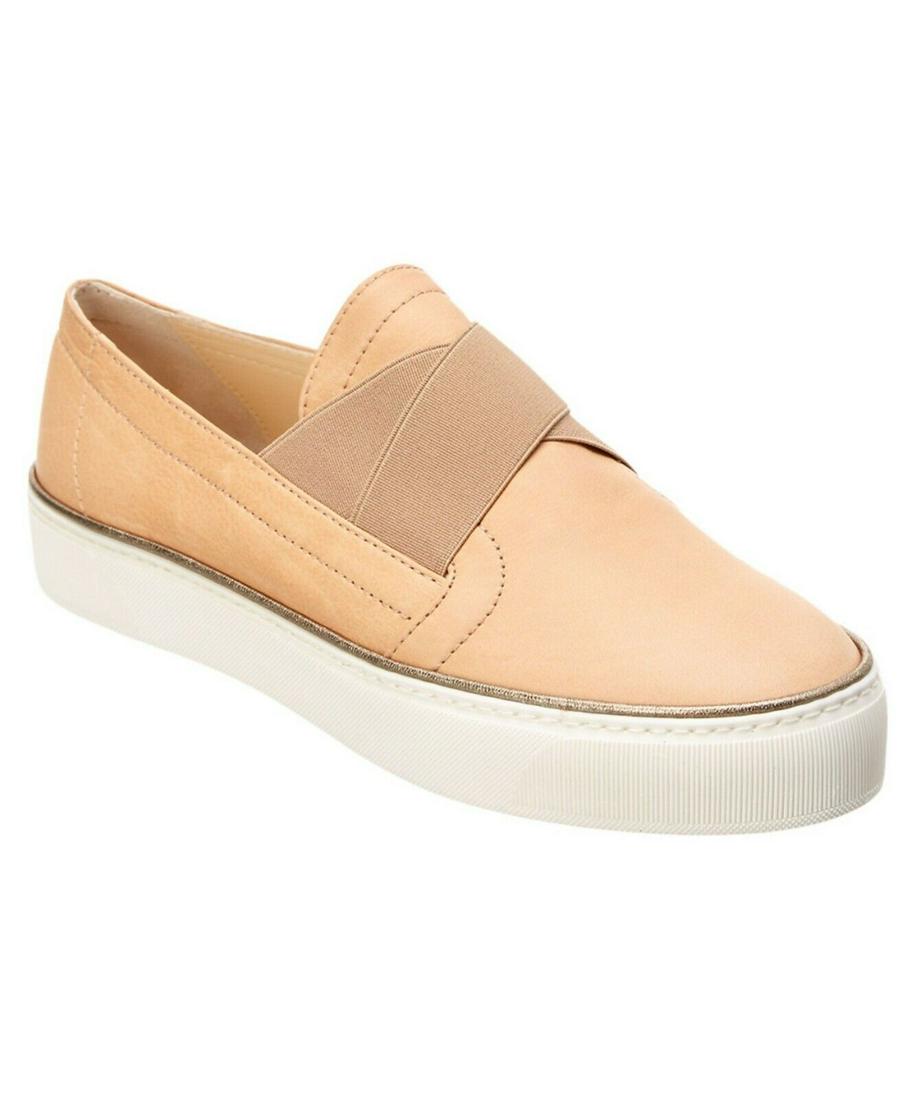 Stuart Weitzman Women's Flex Beige Leather Slip On Sneakers N5023 Size 7 M: Stuart Weitzman Women's Flex Beige Leather Slip On Sneakers N5023 Size 7 M Style: Slip-On Pattern: Solid Type: Flat Upper Material: Leather Color: Beige Closure: Slip On Occasion: Casual Brand: Stuart