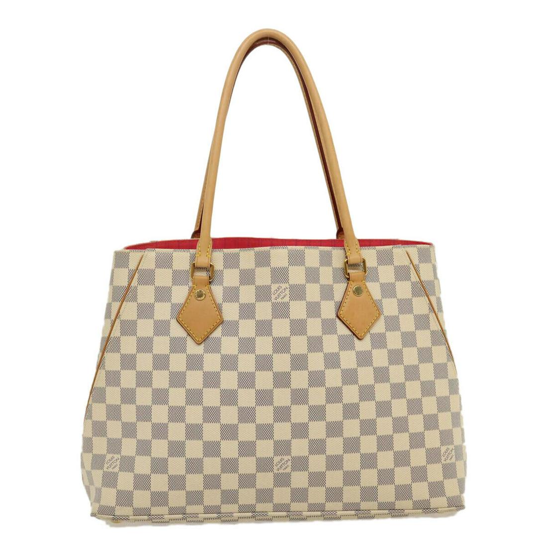 LOUIS VUITTON Damier Azur Calvi Tote Bag N41449 LV: LOUIS VUITTON Damier Azur Calvi Tote Bag N41449 LV Brand: LOUIS VUITTON Style: Tote Bag Material: Damier Azur Canvas Exterior Color: Damier Azur Bag Height: 10.4inch(Approx) / 26.5cm(Approx) Bag Depth