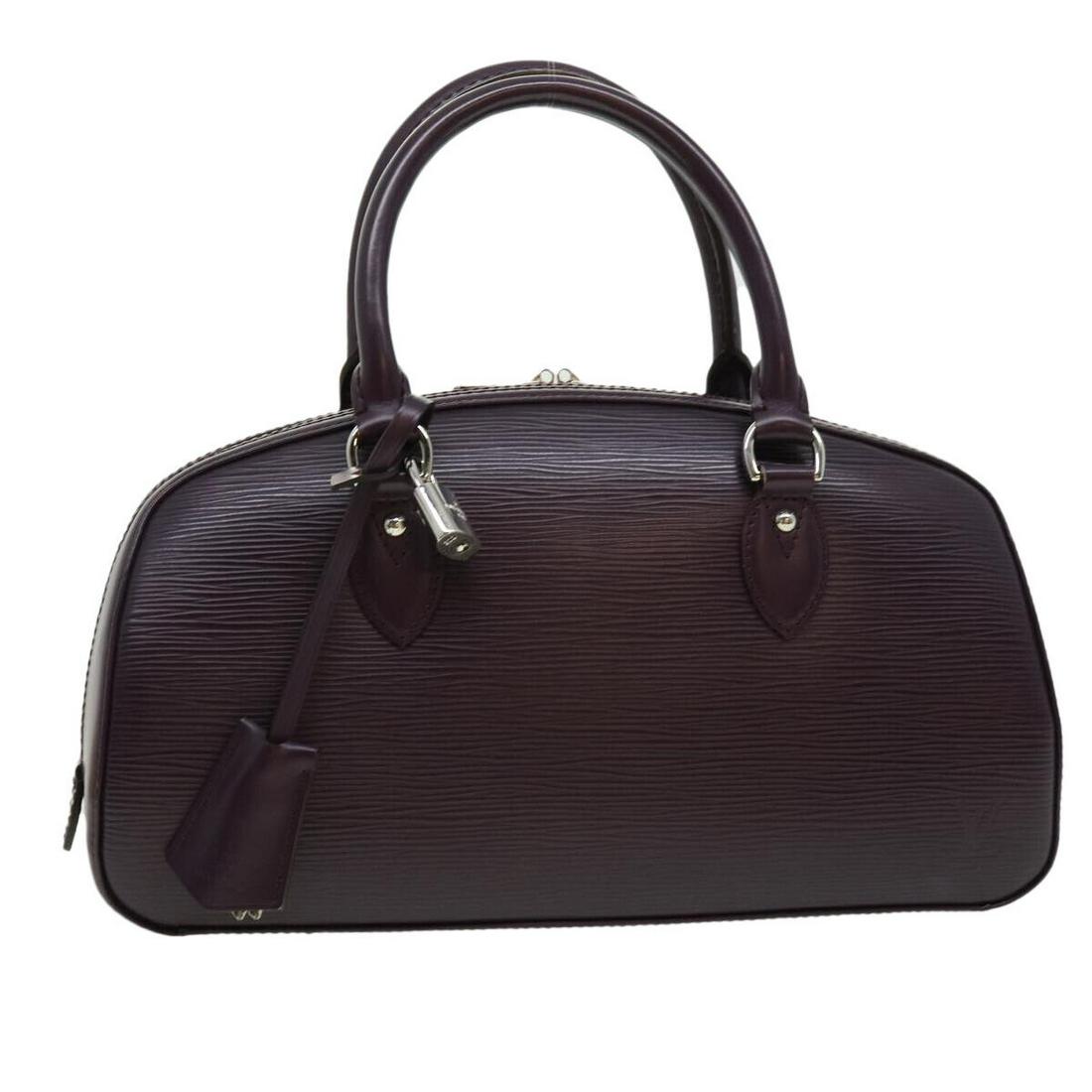 LOUIS VUITTON Epi Pont NeufPM Hand Bag Cassis M5907K LV: LOUIS VUITTON Epi Pont NeufPM Hand Bag Cassis M5907K LV Brand: LOUIS VUITTON Style: Hand Bag Material: Epi Leather Exterior Color: Cassis Bag Height: 7.5inch(Approx) / 19cm(Approx) Bag Depth: 3.9inch(