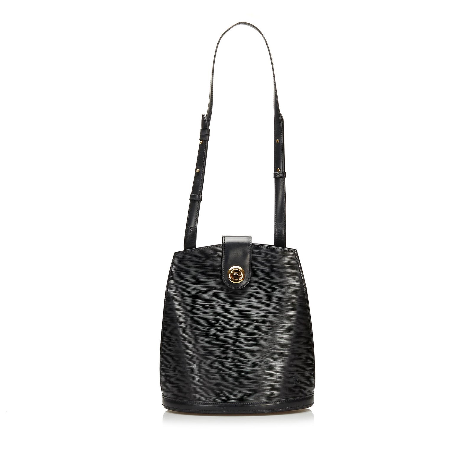 Louis Vuitton Epi Cluny: Louis Vuitton Epi Cluny The Cluny features an epi leather body brass hardware a turn-lock closure flat leather straps and an interior slip pocket. Brand: Louis Vuitton Model: Epi Cluny Origin: France 