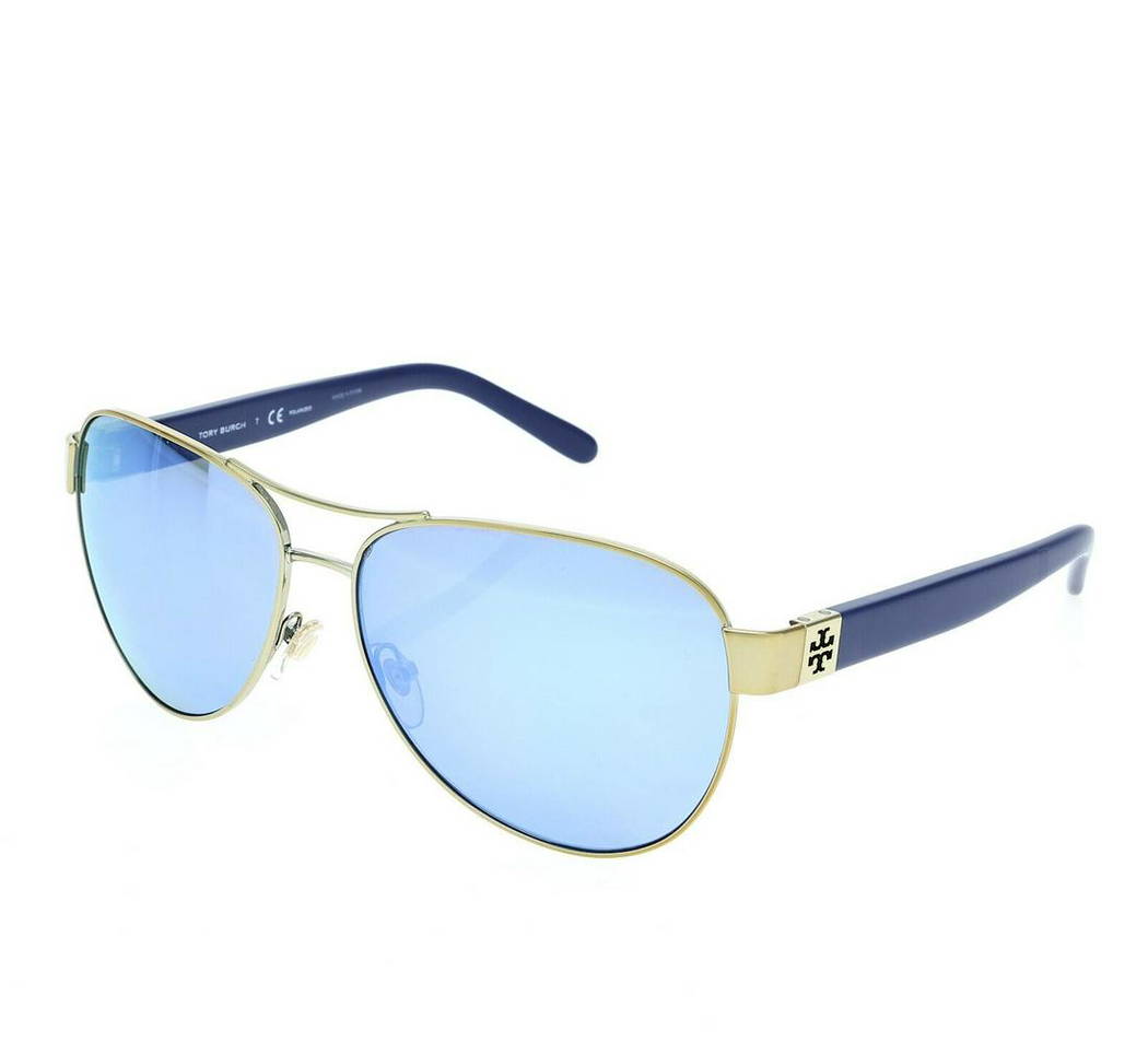 Tory Burch Women's Blue Flash Polarized Pilot Sunglasses 3675 - Dec 28, 2022 | Bidhaus in NY Tory Burch Women's Blue Flash Polarized Pilot Sunglasses 3675 - Dec 28, 2022 | Bidhaus in NY