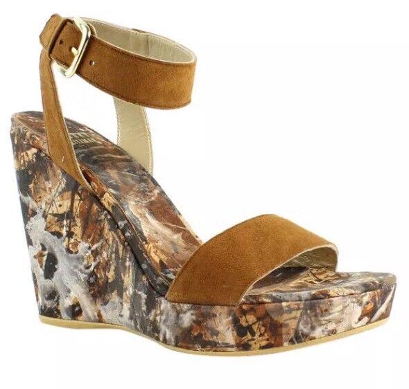 Stuart Weitzman Sundials Brown Suede Wedge Sandal N4576 Women Size 7.5 M: Stuart Weitzman Sundials Brown Suede Wedge Sandal N4576 Women Size 7.5 M Brand: Stuart Weitzman Toe Shape: Open Toe Type: Heel Us Shoe Size: 7.5 Heel Style: Wedge Color: Brown Style: Platform Heel Hei