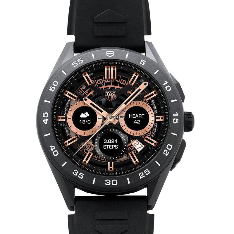 TAG Heuer Connected: TAG Heuer Connected Brand: TAG Heuer Model: Connected Dealer product code: 18520A Movement: Quartz Case material: Titanium Bracelet material: Rubber Year of production: Unknown Condition: New (Unworn 