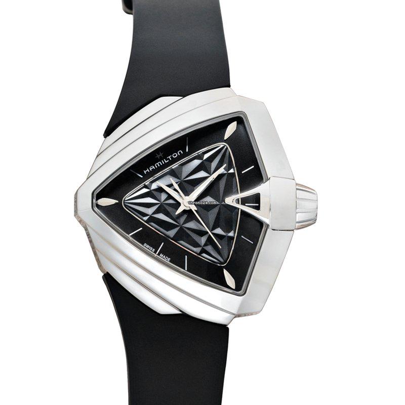 Hamilton Ventura: Hamilton Ventura Brand: Hamilton Model: Ventura Dealer product code: 28879A Movement: Quartz Case material: Steel Bracelet material: Rubber Year of production: Unknown Condition: New (Unworn without a