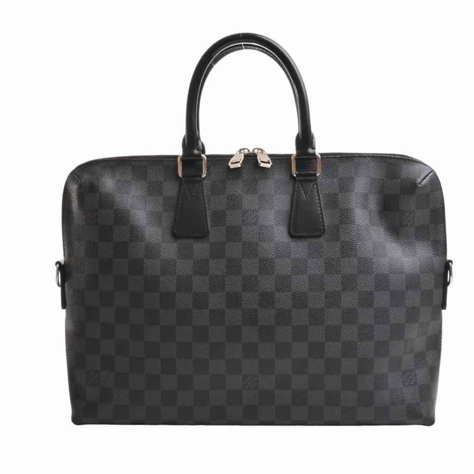 LOUIS VUITTON Louis Vuitton Graphite Porte Document Joule 2WAY Business Bag Briefcase Black PVC: LOUIS VUITTON Louis Vuitton Graphite Porte Document Joule 2WAY Business Bag Briefcase Black PVC Brand: Louis Vuitton Type: Briefcase Pochette Shoulder bag Material: PVC PVC: Color: Black Closure: Stra