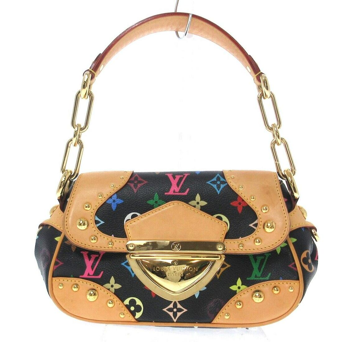 LOUIS VUITTON Marilyn M40128 Noir Monogram Multicolore MI0077 Shoulder Bag: LOUIS VUITTON Marilyn M40128 Noir Monogram Multicolore MI0077 Shoulder Bag Brand: LOUIS VUITTON Style: Shoulder Bag Exterior Color: Noir Exterior Material: Synthetic Leather Leather Model Number: M401