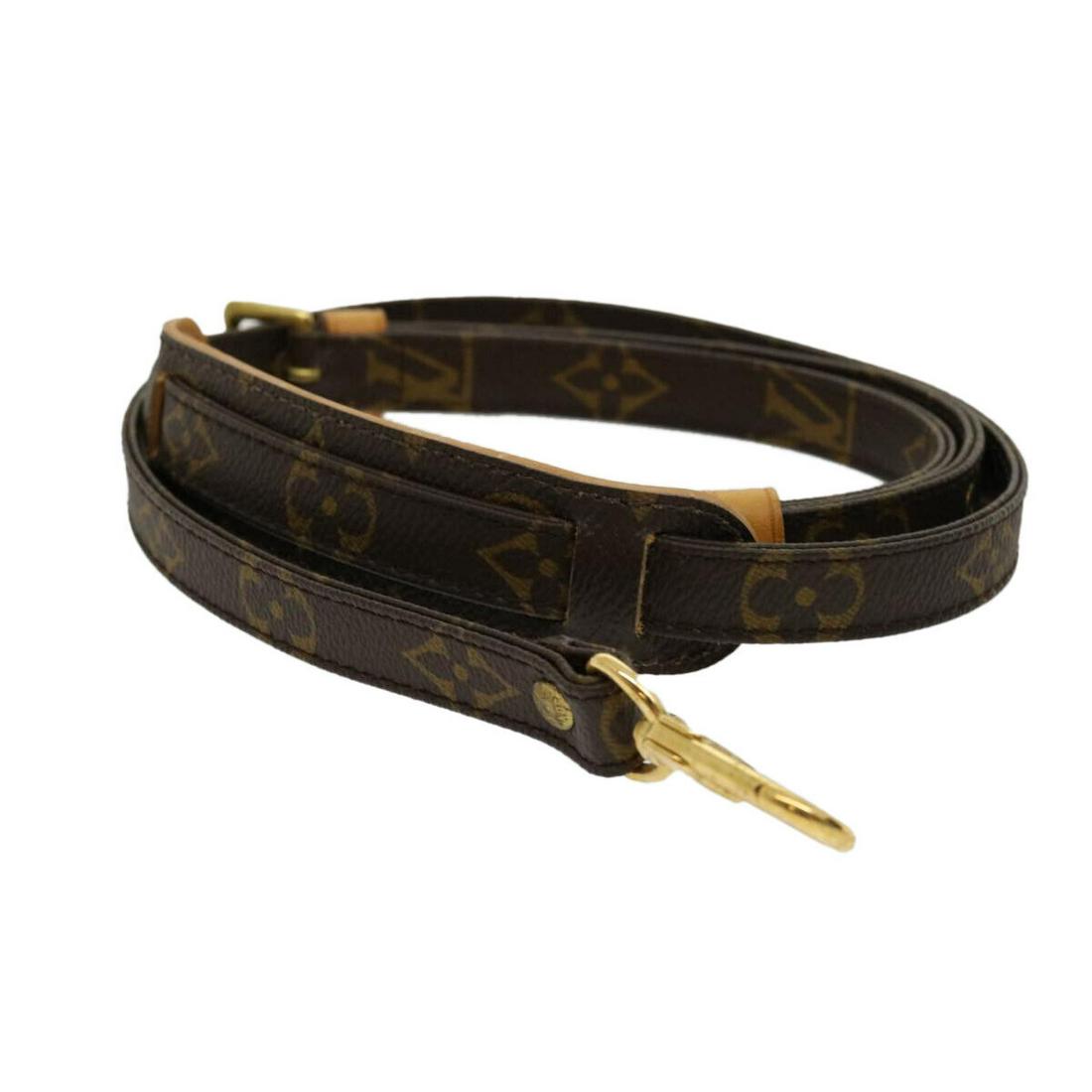 LOUIS VUITTON Monogram Shoulder Strap 36.6""-43.7"" LV: LOUIS VUITTON Monogram Shoulder Strap 36.6""-43.7"" LV Brand: LOUIS VUITTON Style: Shoulder Strap Material: Monogram Canvas Color: Monogram Bag Length: 0.8inch(Approx) / 2cm(Approx) Country Of Manufac