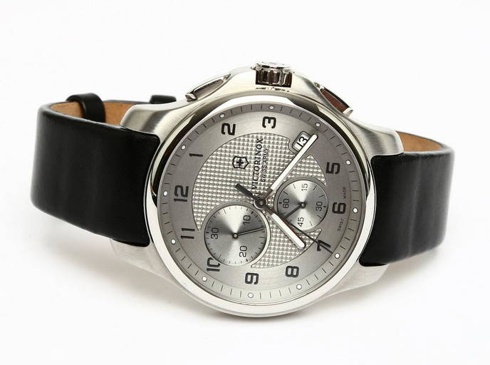 Victorinox Swiss Army Officers 241553 Chronograph Mens Watch