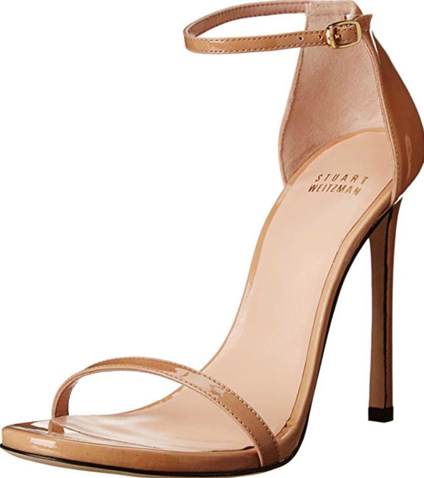 Stuart Weitzman Womens Nudist Adobe Aniline High Heel Sandal N4682 Size 10 N: Stuart Weitzman Womens Nudist Adobe Aniline High Heel Sandal N4682 Size 10 N Model: Stuart Weitzman Nudist Style: Strappy Heel Style: Stiletto Heel Height: Very High Heel (4 1/2 in or More) Type: Heel