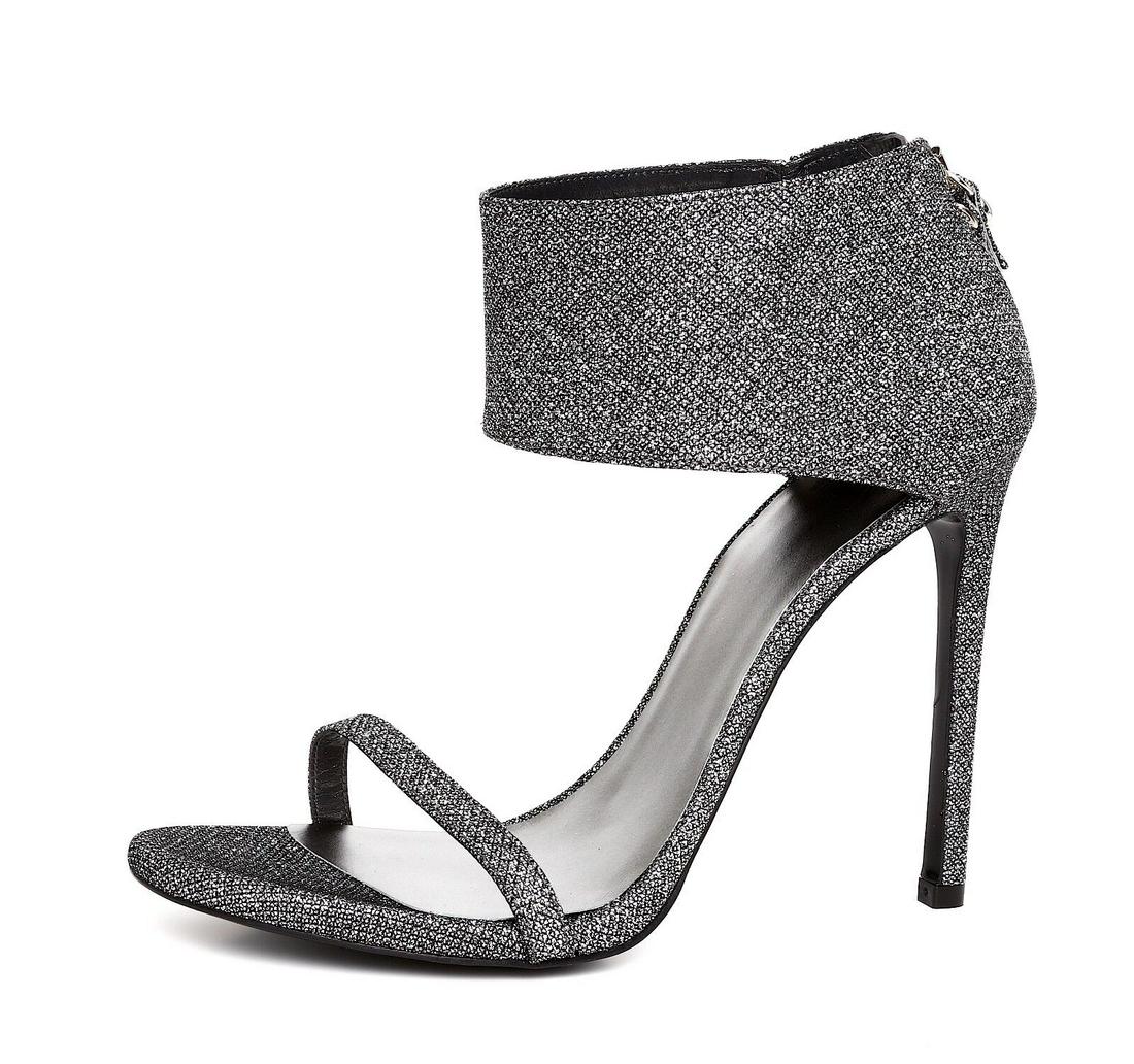 Stuart Weitzman Showgirl Women's Silver Ankle Cuff Sandal Heels N4596 Size 10.5: Stuart Weitzman Showgirl Women's Silver Ankle Cuff Sandal Heels N4596 Size 10.5 Brand: Stuart Weitzman Toe Shape: Open Toe Type: Heel Us Shoe Size: 10.5 Heel Style: Stiletto Color: Silver Style: Sanda