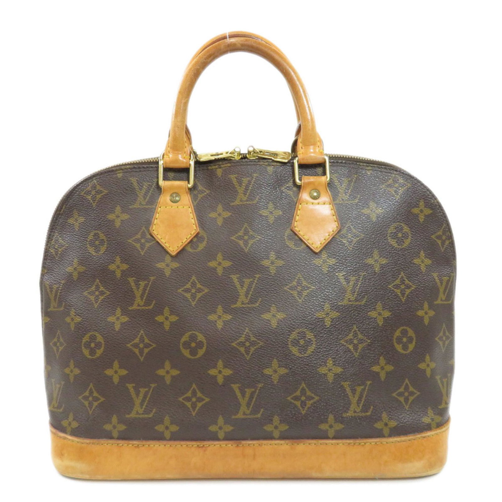 Louis Vuitton M51130 Alma Monogram Handbag Canvas Ladies LOUIS VUITTON: Louis Vuitton M51130 Alma Monogram Handbag Canvas Ladies LOUIS VUITTON Brand: Louis Vuitton Line: Monogram Type: Handbag Material: Monogram Monogram: Color: Monogram Closure: Zipper Inner Pocket: Open