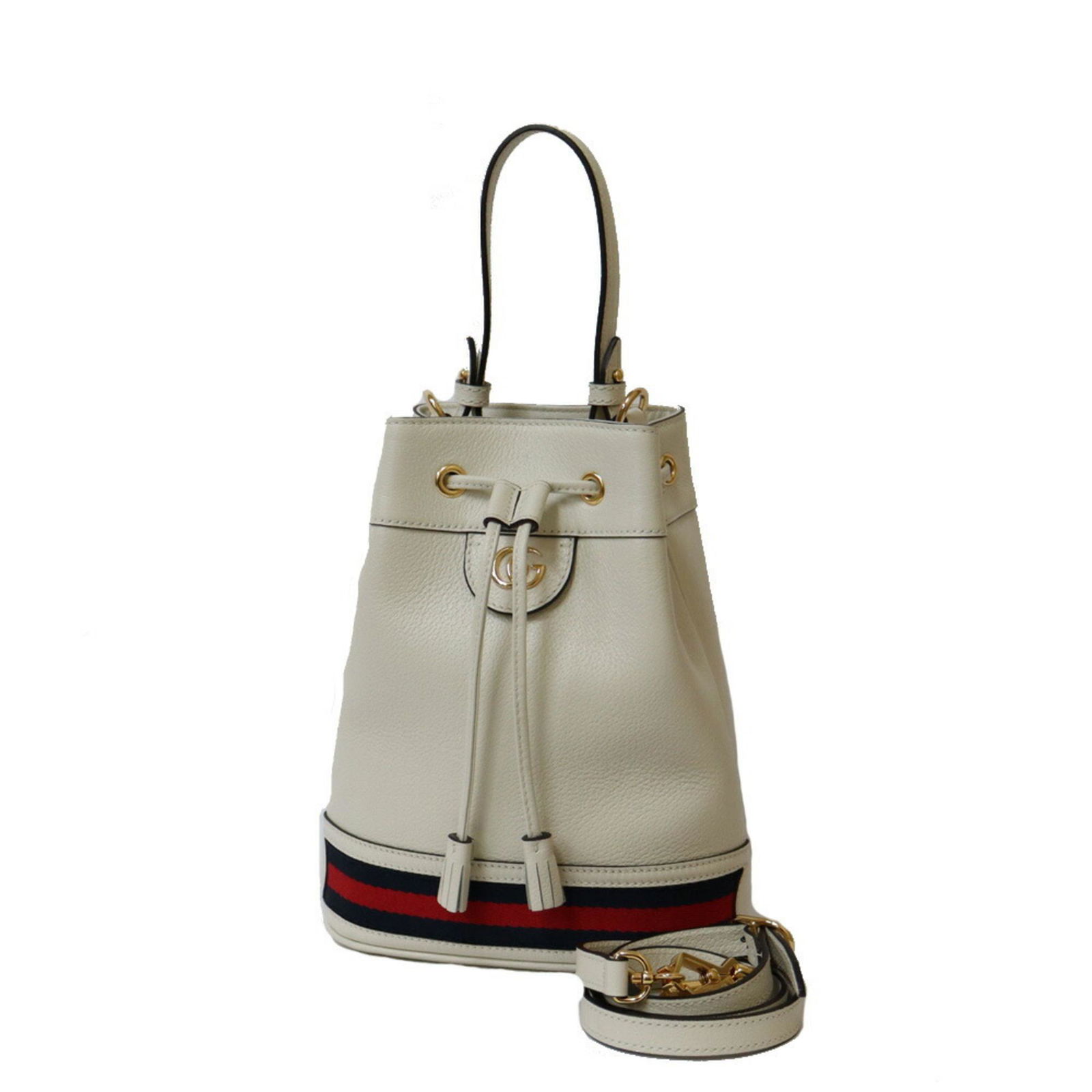 GUCCI Gucci handbag white ladies leather: GUCCI Gucci handbag white ladies leather Brand: Gucci Country of Origin: Italy Type: Handbag Material: Leather Leather: Color: White Gender: Women Size (HxWxD): 25cm x 20cm x 10cm / 9.84 x 7.87 x 3.93