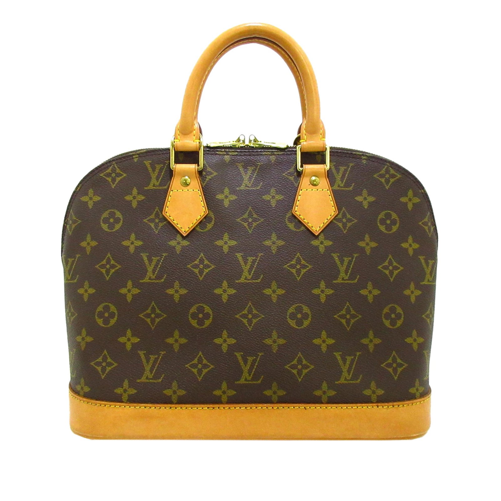 Louis Vuitton Monogram Alma PM: Louis Vuitton Monogram Alma PM The Alma PM features a monogram canvas body rolled leather handles a leather bottom a top zip closure and an interior slip pocket. Brand: Louis Vuitton Model: Monogram A
