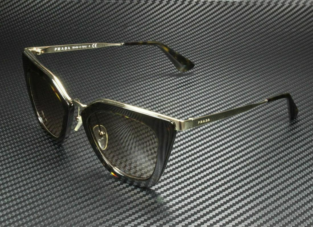 PRADA PR 53SS 2AU3D0 Havana Brown Gradient Cat Eye Women's 52 mm Sunglasses: PRADA PR 53SS 2AU3D0 Havana Brown Gradient Cat Eye Women's 52 mm Sunglasses Lens Material: Plastic Style: Cat Eye Type: Sunglasses Features: Lightweight Frame Material: Acetate Brand: PRADA Frame Colo