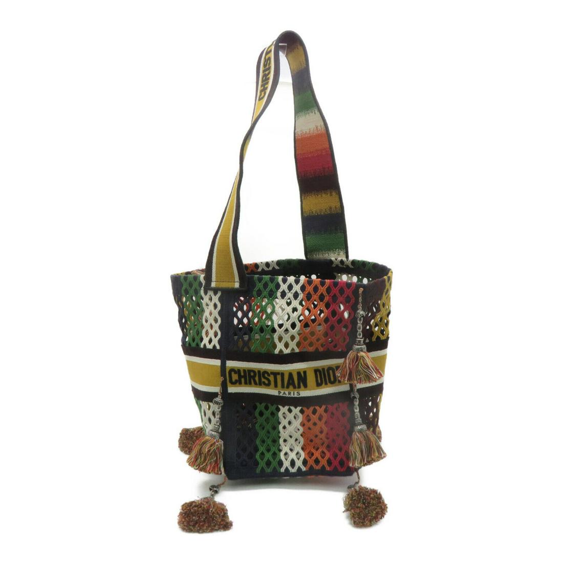 Christian Dior CD D Bubble Bucket Shoulder Bag Handbag Canvas Multicolor: Christian Dior CD D Bubble Bucket Shoulder Bag Handbag Canvas Multicolor Brand: Dior Style: Shoulder Bag Exterior Material: canvas Exterior Color: Mulch color Bag Height: 9.4 Bag Depth: 5.9 Bag Length