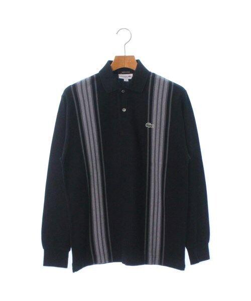 LACOSTE Polo Shirts BlackxGray(Stripe Pattern) S: LACOSTE Polo Shirts BlackxGray(Stripe Pattern) S Brand: LACOSTE Color: BlackxGray(Stripe Pattern) Size: S "Size (Men's): S" Size Type: Regular Type: Polo shirt AB: Very Good The BIDHAUS Guarantee: All
