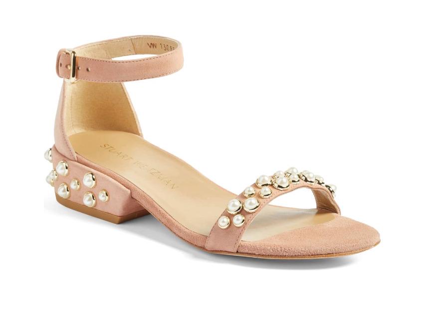 Stuart Weitzman Allpearls Women's Naked Suede Ankle Strap Sandal N5109 Size 9.5: Stuart Weitzman Allpearls Women's Naked Suede Ankle Strap Sandal N5109 Size 9.5 Style: Sandals Heel Height: Med (1 3/4 to 2 3/4 in) Theme: Snake Type: Sandal Features: Ankle Strap Upper Material: Sued