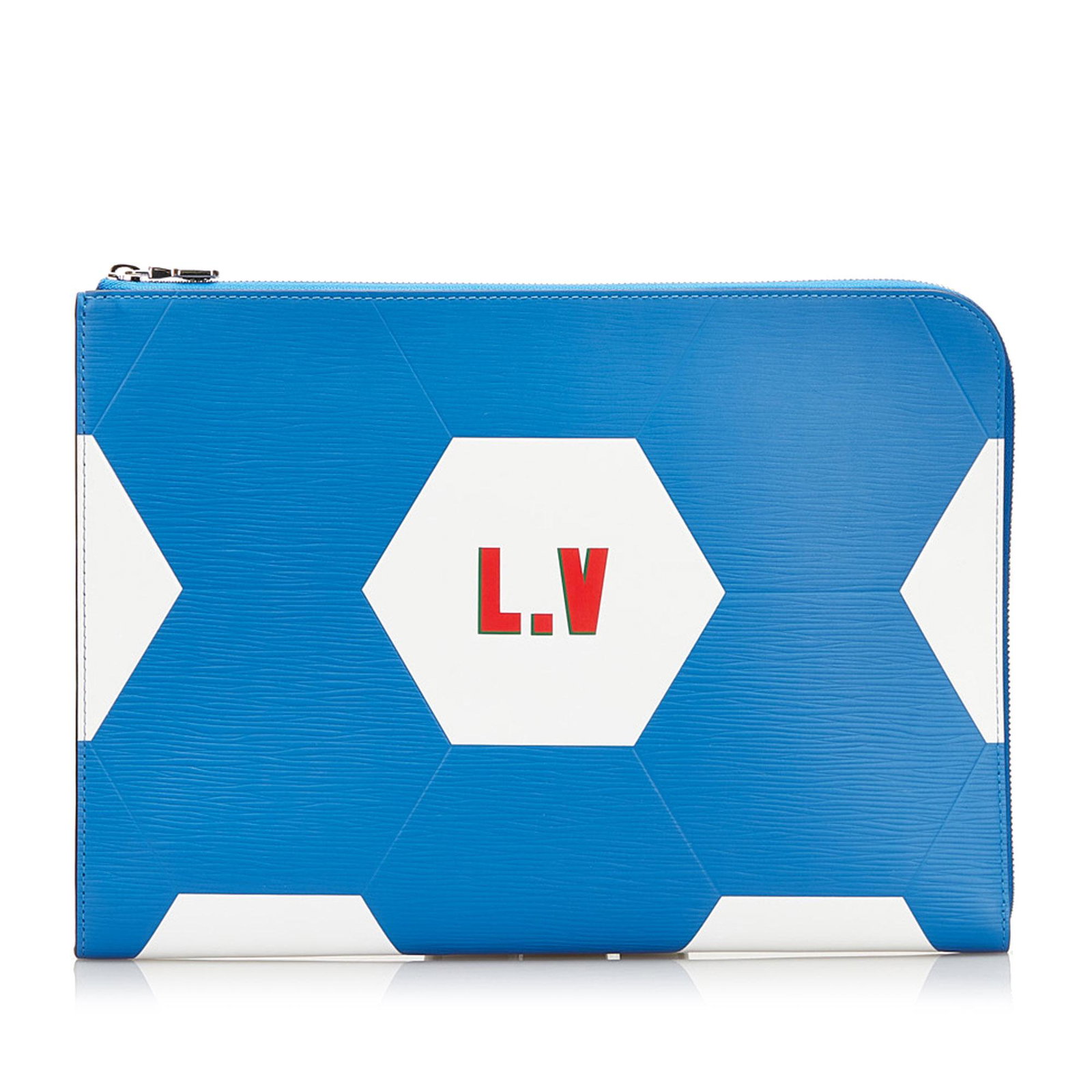 Louis Vuitton Epi FIFA World Cup Pochette Jour GM: Louis Vuitton Epi FIFA World Cup Pochette Jour GM The FIFA World Cup Pochette Jour GM features an epi leather body and a zip around closure. Brand: Louis Vuitton Model: Epi FIFA World Cup Pochette Jou