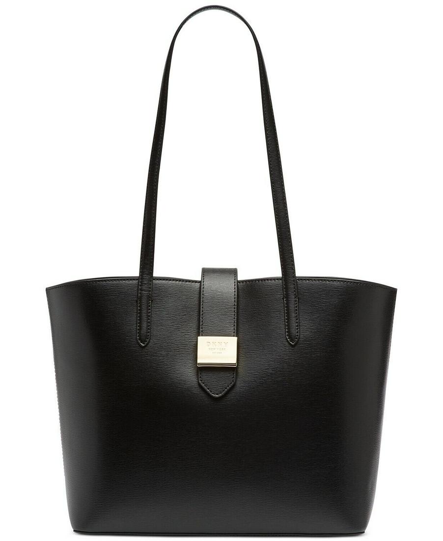 Dkny Lyla Black Leather Tote Bag Women's Handbag B3231: Dkny Lyla Black Leather Tote Bag Women's Handbag B3231 Exterior Color: Black Exterior Material: Leather Size: Large Model: Lyla Brand: DKNY Style: Tote Closure: Magnetic Pre-Owned The BIDHAUS Guarante