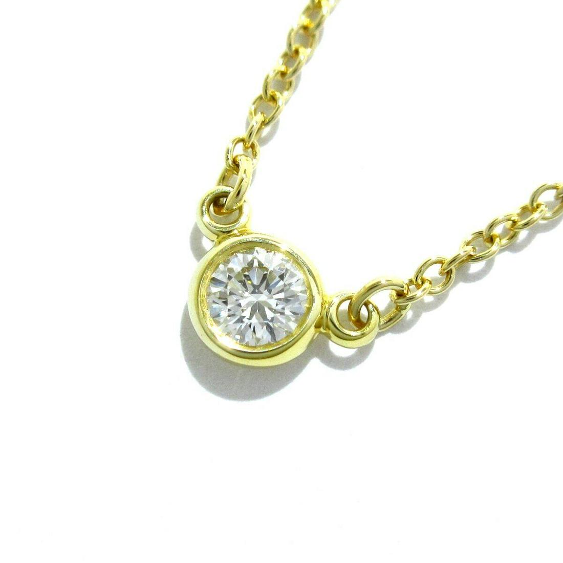 TIFFANY&Co. By The Yard 18K Yellow Gold & Diamond Necklace: TIFFANY&Co. By The Yard 18K Yellow Gold & Diamond Necklace Brand: TIFFANY&Co. Style: Necklace Color: 18K Yellow Gold Diamond Material: 18K Yellow Gold Diamond Product Name: By The Yard Accessories: Du