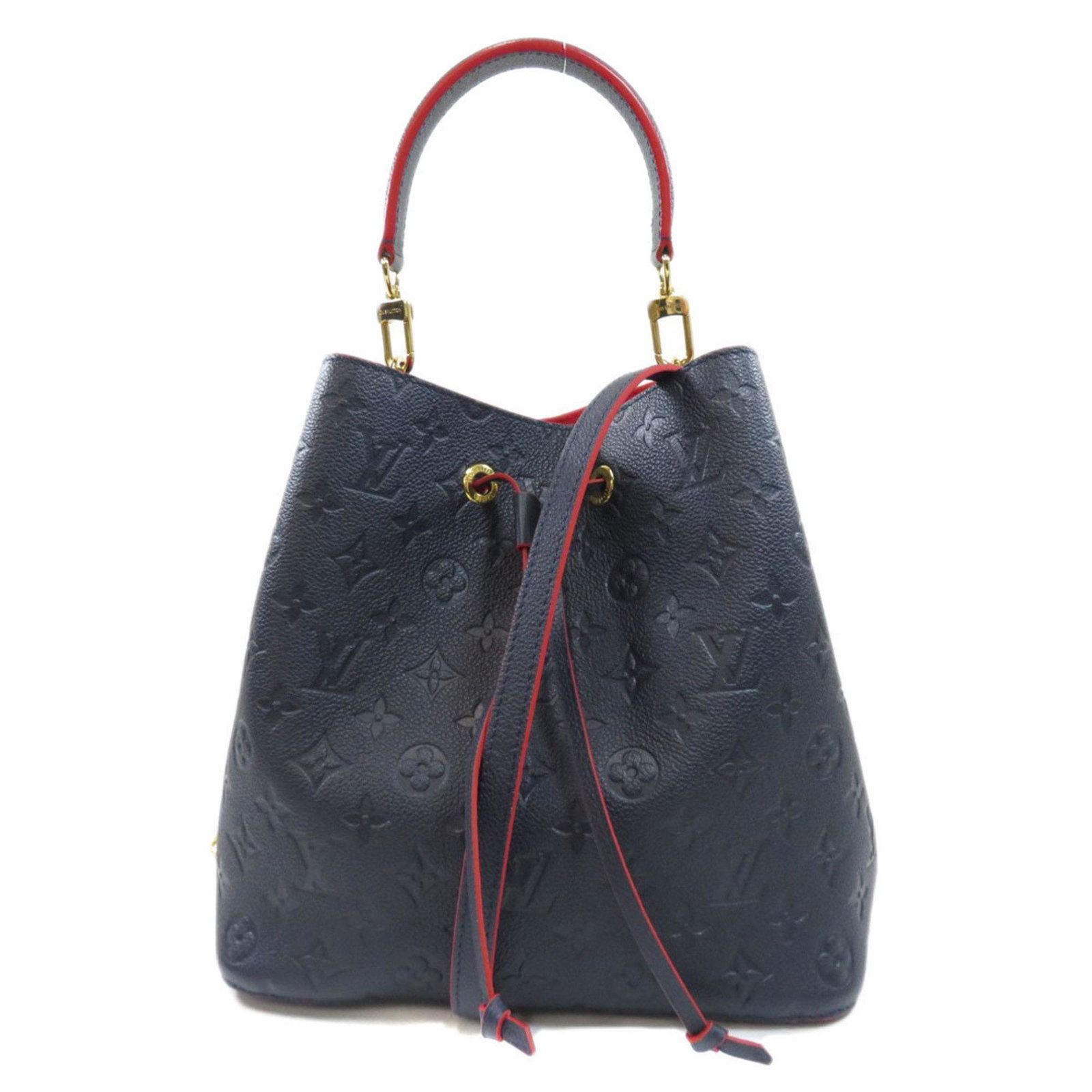 Louis Vuitton M45306 Neo Noe Amplant Marine Rouge Handbag Ladies LOUIS VUITTON: Louis Vuitton M45306 Neo Noe Amplant Marine Rouge Handbag Ladies LOUIS VUITTON Brand: Louis Vuitton Line: Empreinte Type: Handbag Material: Monogram Empreinte Monogram Empreinte: Color: Marine rouge S