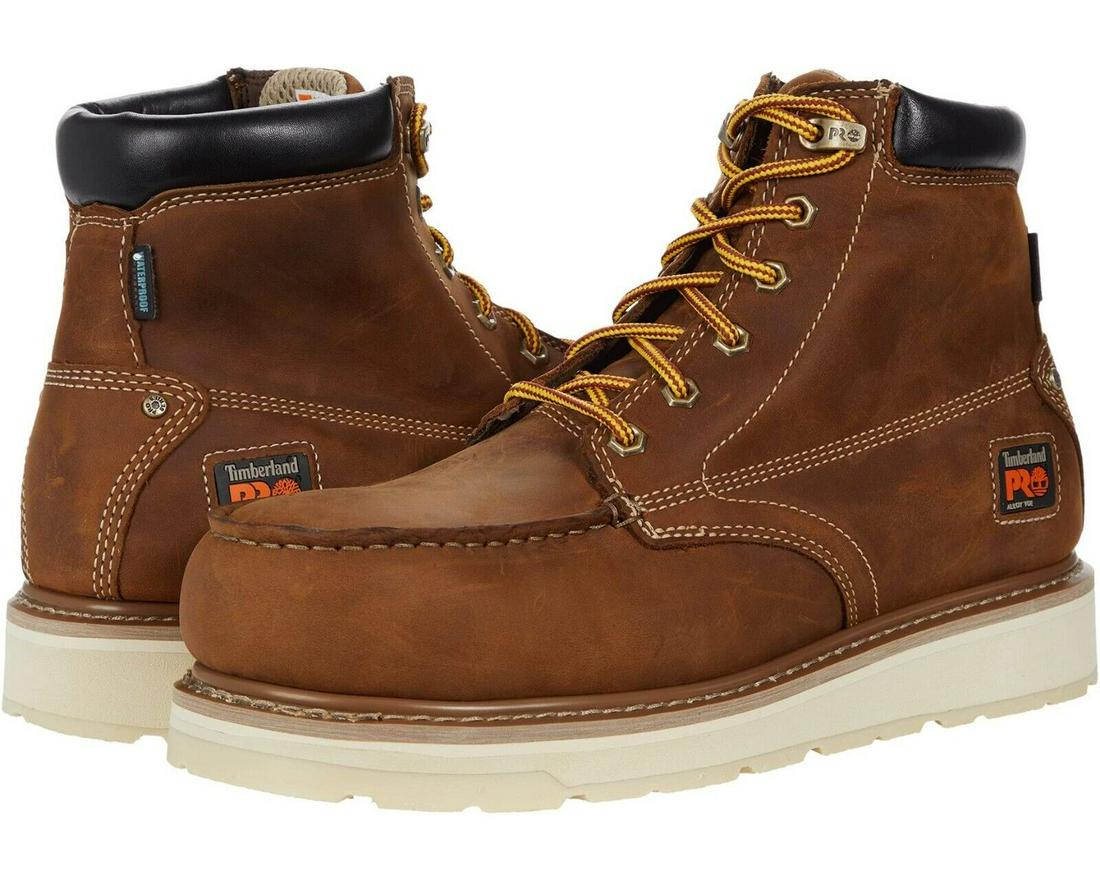Timberland PRO N7518 Gridworks 6 Men's Waterproof Boots Golden Brown Size 7.5  W - Jan 20, 2023 | Bidhaus in NY